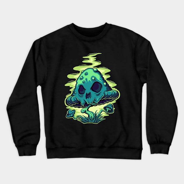 Deadly Shroom Crewneck Sweatshirt by StephenHartman